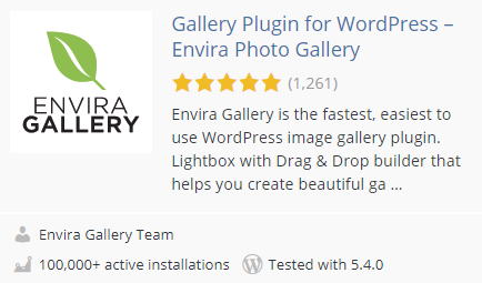 Envira Photo Gallery